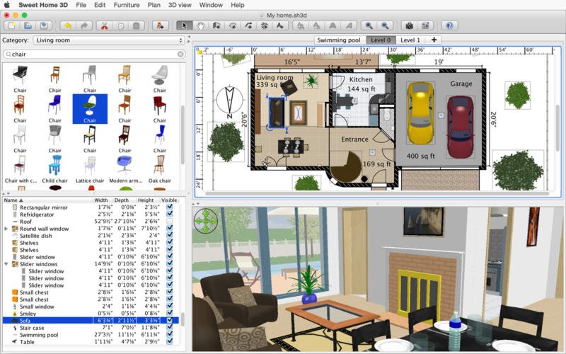 Sweet Home 3D screenshot 1